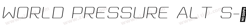 World Pressure Alt S字体转换